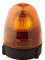 HELLA 2RL 007 337-011 Halogen-Rundumkennleuchte - KL Rotafix - 24V - gelb - Anbau/geschraubt - Stecker: Flachstecker