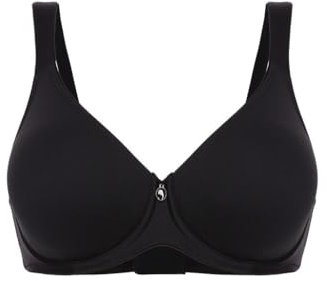 Felina Damen BH (Mit Bügel) 206201, Gr. 80D, Schwarz (schwarz 004)