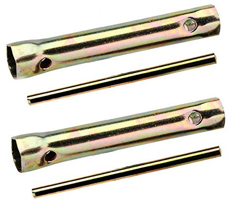 Zündkerzenschlüssel für Motorrad, 16–18 mm, doppelendig, 150 mm Länge, mit TommyBar