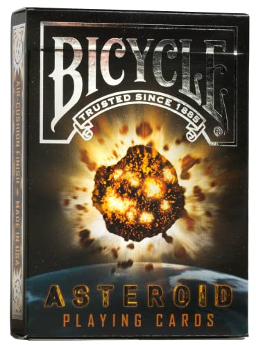 Biciclette Asteroid carte da gioco, nero