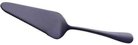 Edelstahl Kuchenheber Mit Gezackter Kante Backwerkzeug Für Pizza Und Torten Ergonomisches Design Leicht Zu Reinigen Schwarz