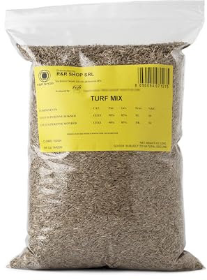 R&R SHOP – Samen für Rasen, mehrjähriges Weidelgras, schnelles und langanhaltendes Wachstum (900gr - 35mq)