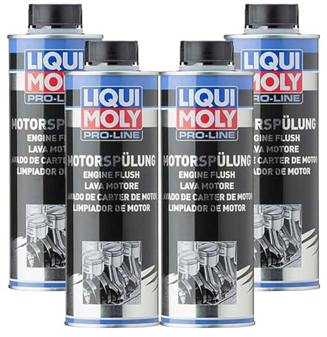 LIQUIMOLY 2425 ADDITIVO DETERGENTE Motore per Pulizia delle Fasce Elastiche. RIDECE I RUMORI del Motore ED I Suoi CONSUMI di Olio. Confezione : 4 FLACONi da 1 LITRO