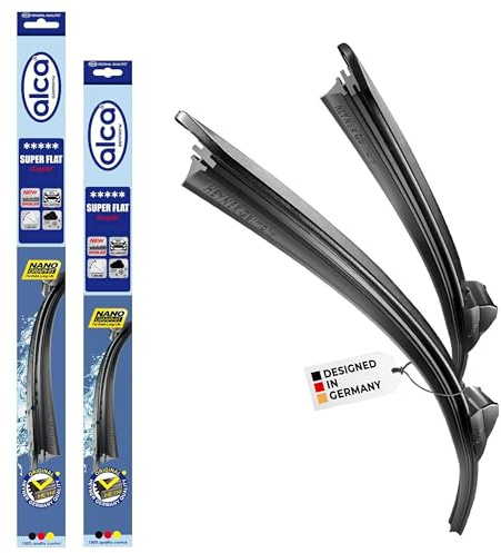 alca® Scheibenwischer passend für AUDI TT (07.2006-08.2015) SUPER FLAT Flachbalkenwischer