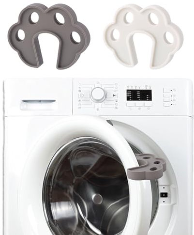 2pcs Washing Machine Door Prop Open, Silicone Front Load Washer Door Stopper Washer Door Prop Holder Laundry and Dryer Door Support Accessories for Proper Ventilation & Drying