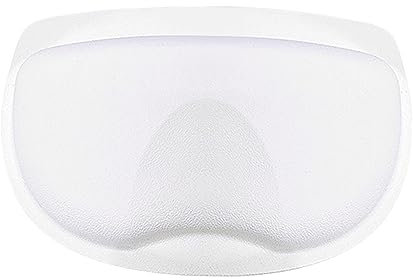 TOVINANNA Badewannenkissen Badewannenkopfstütze Anti-rutsch Wannenkissen Massagekissen Spa-Kissen Für Dusche Badekissen Weiß