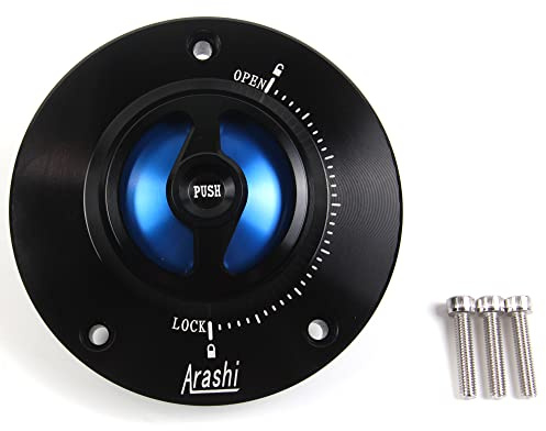 Coperchio per serbatoio carburante CNC senza chiave per Suzuki GSF Bandit 650 1200S 1250/GSR 600 750/GSX650F/GSX1250F/Hayabusa Gen 2 GSXR 1300/GSXR 600 750 1000/SV650 SV650S/SV1000 SV1000S Blu