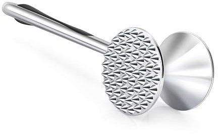 Aliglow Attendrisseur de viande - Marteau pour attendrir les steaks de bœuf, volaille, attendrisseur double face robuste avec poignée souple - Batteur multifonction pour poulet, poisson, pâtisserie