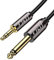 J&D 6,35mm 1/4 Zoll TS auf 3,5mm 1/8 Zoll TRS Kabel, Gold-Plated 1/4 Männlich zu 3.5 mm 1/8 Männlich Mono Verbinden Heavy Duty Stereo Aux Jack Adapterkabel - 1 Meter