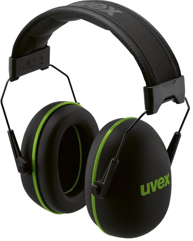 Uvex KX10 2630011 - Protector auditivo (30 dB, SNR, 30 dB, talla L, M, S), color negro y verde
