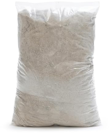 Arena Fina para Construcción 0,2 mm, 25 kg, para Mortero, Cemento, Nivelación y Mezclas de Albañilería