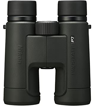 NIKON PROSTAFF P7 10x42mm Binoculars - High-Magnification Wide FOV Waterproof Fogproof Binocular with Multilayer-Coated Clear Lens, Locking Diopter - Wildlife Nature Observation Optic (16773)