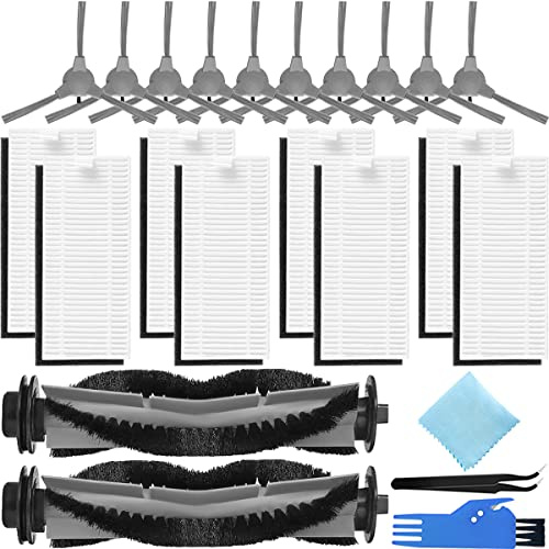 EATBALE Ersatzteile Zubehör für Coredy R400 R550 R650 R700 R750 R3500 R3500S, für GOOVI 1600PA, Bagotte BG600/700 D380 D382 DeenKee DK600, iMartine C800 D900 D900C Roboter-Staubsauger (20 Stück)