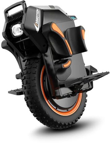 INMOTION Monociclo Elettrico V14 50S Adventure, Adulti, Nero, Motore 4000W, Autonomia fino a 120km, velocità limitata a 25 km/h, Pneumatico gonfiabile 16''