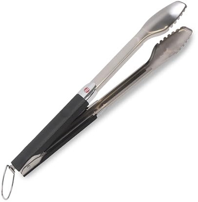 Grillstream Barbecue Tongs, Heat-Resistant Utensil with Comfortable Easy-Grip Handle, Stainless Steel