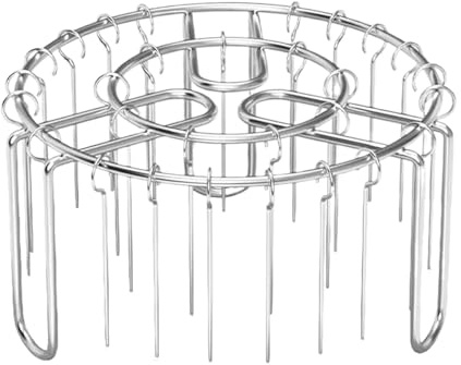 Torre Di Spiedo Rotante - Rack-Grill, Supporto Per Friggitrice Ad Aria | Telaio Verticale Verticale In Acciaio Inossidabile, Strumento Di Grillata Kebab Appeso Per Il Forno Interno Al Di Carne