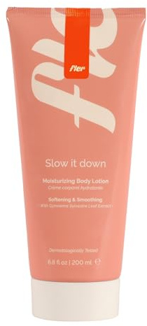 Fler Slow It Down - Crema Corporal Hidratante con Activo Retardante, Post Depilación, Acción Calmante para Piel Irritada, Loción de Absorción Rápida, Sin Parabenos ni Sulfatos, Vegana, 150ml (200ml)