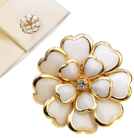 Dekorativa knapphylsor | vintage gör-det-själv metall blomformad kläddekoration, dekorationer för blusknappar, för, dotter, flickvän