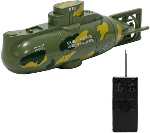 Mini RC Submarine Toy,6 Channel Diving Boat,Electric Water Toy for Kids 6+ | Safe Water-Sensing Protection,Stable 2.4GHz Anti-Interference Control,Compact Portable Body,Brithday/Festival/Christmas Gift