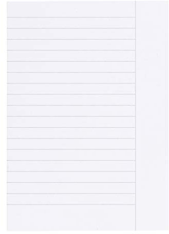 Landré Aufgabenpapier A4 auf A5 gefalzt, liniert mit Rand, 80 g/m² Papier, 250 Blatt