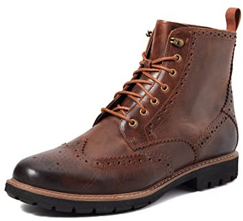 Clarks Herren Batcombe Lord Chelsea Boots, Dark Tan Lea, 44 EU