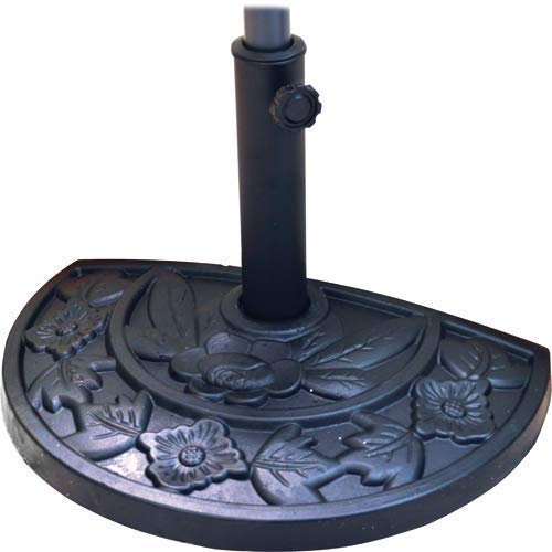 PEBSHOP Parasol mural semi-circulaire (diamètre 270 x hauteur 254 cm)