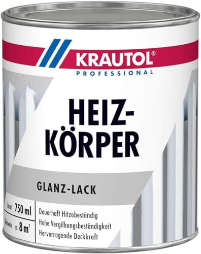 Krautol Heizkörper Glanz-Lack Weiß 0,75 L