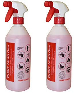 Chimiver Detergente Multiuso per superfici MULTI GEN KIT 2 PEZZI | Detergente Multiuso ad azione intensiva per superfici dure di casa o ufficio. 2 Flaconi da 750 ml