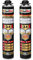 Isolbau Mauermörtel 2 x 750ml Pistolenschaum Montageschaum Klebeschaum 3 in 1 PU-Mörtel