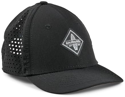 Soulbuddy gorra deportiva para niño – Cappy Niños Niñas – Gorra de béisbol snapback 2 tamaños disponibles, Midnight Black