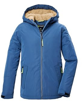 killtec Niños Chaqueta funcional/chaqueta de invierno con capucha KOW 377 BYS JCKT, blaugrau, 176, 42169-000