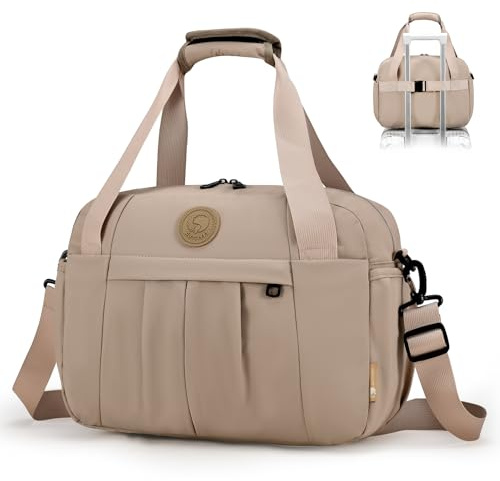 SUCIKORIO 40x30x15cm British Airways Air France Jet 2 Handgepäck Tasche für Flugzeug, Wasserdicht Oxford Reisetasche Faltbar Cabin Bag 18L Carry On Luggage Weekender Damen Herren Mit Nasstasche