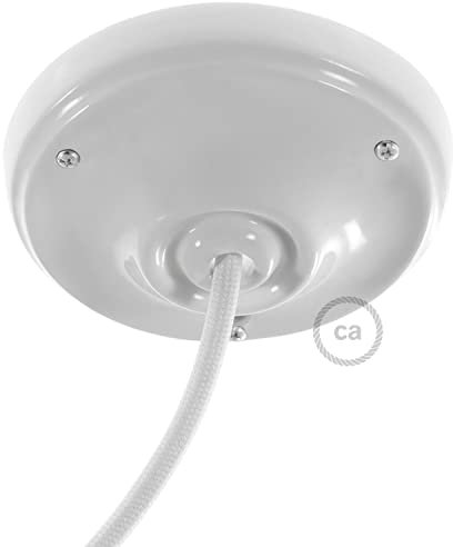 creative cables - Kit rosone in Porcellana - Bianco