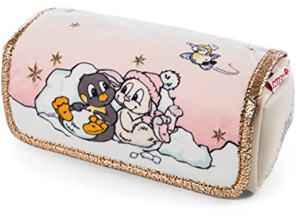 NICI Mäppchen Winter Friends 19x7x7cm zum Rollen Green