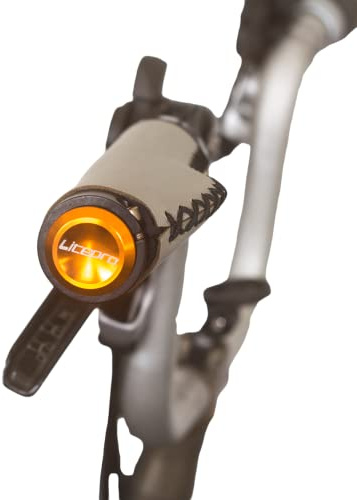 Bouchons de guidon en aluminium pour Brompton Orange