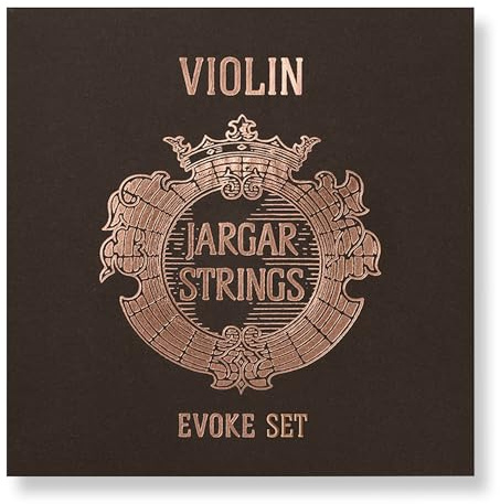Jargar Evoke Violin Set - Violin Strings 4/4 Full Set for Professionals and Aspiring Violinists - Powerful, Direct Response with Brilliant Sound Color - Made In Denmark
