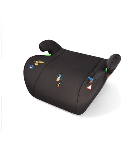 cartrend Kids Kindersitzerhöhung, Zertifiziert nach DIN ECE R129, für 125–150 cm Körpergröße, verbesserter Seitenaufpallschutz, ergonomisch, grau