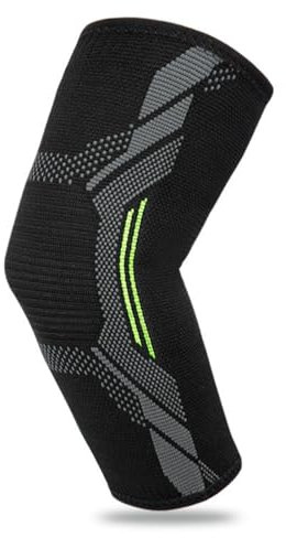 MIVORA Coudière de Compression pour Tendinite et Épicondylite, Coudière Tendinite, Adaptée aux Hommes et Femmes, Coudière Sportive, Manchon de Compression Bras et Coude pour Tennis Elbow(M)
