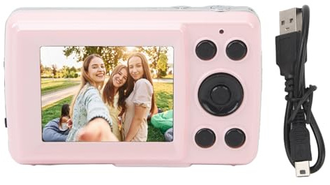 16MP digitalkamera 16x zoom Portabel kamera med autofokus och 2,4 tums skärm, 1080P videoinspelare, för studenter, familjer, resor, selfies, inspelning av vloggar, inomhus