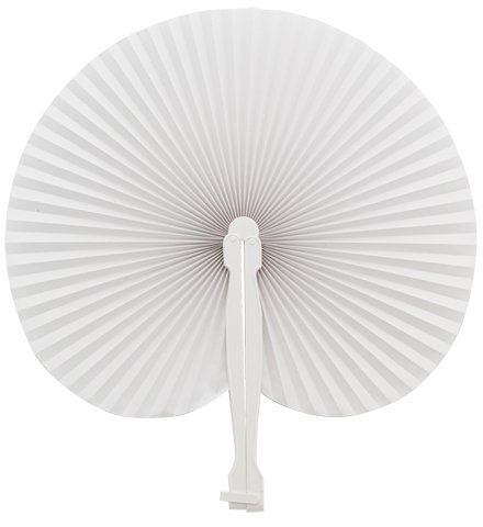 Ventaglio stile Pai Pai, 60 pezzi. bianco