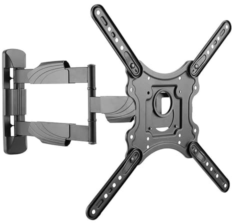 Intec brackets - Long 610mm Reach Ultra Slim Fitting Strong Cantilever Tilt and Swivel TV Wall Mount Bracket Fits 42” – 55” TV's with VESA Fittings of 300x300 and 400x400