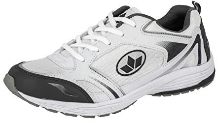 Lico MARVIN Herren Fitnessschuhe, Weiß/ Grau, 49 EU