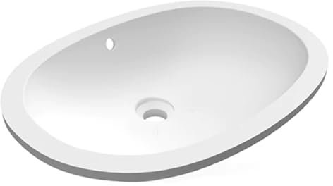 LAVABO SOTTOPIANO OVALE VARIANT 55X41 CM Bianco