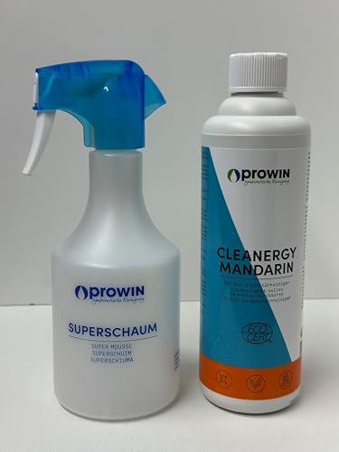 proWIN CLEANERGY MANDARIN 500 ml & SUPERSCHAUMFLASCHE -NEU-