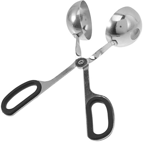 OKUMEYR Pinzas Para Albóndigas De Acero Inoxidable Bolas De Carne Fabricante De Cucharas Para Carne Galletas De Sándwich Herramientas Para Albóndigas Máquina Para Hacer Albóndigas Cuchara