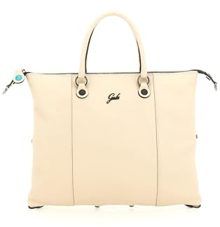 Gabs Borsa A Mano G3 Plus M Black Trasformabile Donna Pelle Ecru