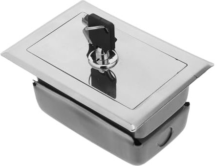 Tofficu Outdoor Switch Box Manual Switch Box for Shutter Door Control Empty Starter Switch Enclosure Sleek Modern Design Hidden Lock Box