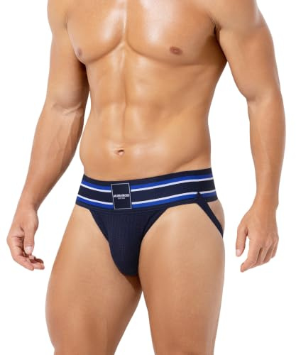 Arjen Kroos Jockstrap Homme Sportif sous-vêtement Bleu XL