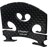 STRADPET Carbon Fiber Bridge 2.0 with an unique acoustic structure & finished trimming for 4/4 violin