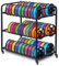 Filament Storage,3D Printer Filament Storage Rack- Rolling Filament Spool Holders Racks with Wheels, Heavy Duty Metal Shelf for TPU/PLA/ABS/Nylon,Filament Rack